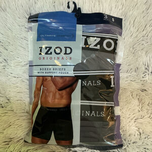IZOD originals Men’s ultimate stretch boxer briefs with support pouch size Small